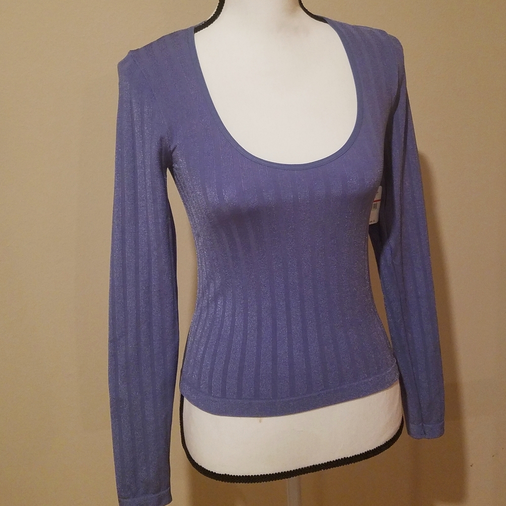 💚NWT💚Free People Smokey blue top